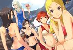  baccano! bikini chane_laforet claire_stanfield enami_katsumi ennis firo_prochainezo isaac_dian miria_harvent swimsuits 