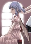  hair_brush hair_brushing izayoi_sakuya kagura_mizuki multiple_girls remilia_scarlet touhou wings 