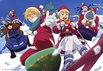  alphonse_elric christmas edward_elric fullmetal_alchemist kawakami_tetsuya may_chang olivier_mira_armstrong pantyhose roy_mustang shao_may winry_rockbell 