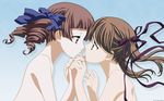  fukuzawa_yumi maria-sama_ga_miteru matsudaira_touko naked vector_trace wallpaper yuri 