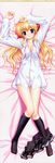  bekkankou bra cleavage dakimakura dress_shirt fortune_arterial pantsu sendou_erika stick_poster 