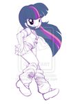  bleedman long_hair purple_eyes sketch skirt smile twilight_sparkle 