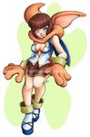  annoying_watermark blue_eyes breasts brown_hair buninou chrono_cross clothed clothing female hair janice lagomorph looking_at_viewer mammal rabbit short_brown_hair short_hair smile solo video_games watermark 