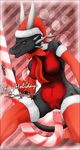  black bow breasts candy_cane cum cynder-the-dragon dragon english_text eyes_open hat holidays horn nipples open_mouth penetration purple_eyes pussy red savage scalie stockings tail vaginal vaginal_penetration white xmas 