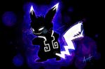  electricity evil looking_at_viewer nintendo pikachu pok&#233;mon pok&eacute;mon solo vengefulspirits video_games 