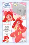  cute female fur hair jam jam_(miu) miu pink_fur red red_hair short solo young 