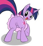  anus blush butt dress equine friendship_is_magic from_behind hooves horn mane my_little_pony open_mouth pussy smitty_g tail twilight_sparkle_(mlp) unicorn 
