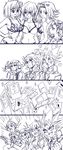  4girls 4koma bikini blood breasts card cleavage comic fudou_yuusei gaijin_4koma hair_ornament heart izayoi_aki long_hair mazaki_anzu mizuki_kotori_(yugioh_zexal) mizuki_kotori_(yuu-gi-ou_zexal) multiple_girls nosebleed short_hair smile swimsuit tenjouin_asuka tsukumo_yuma tsukumo_yuuma yami_yuugi yu-gi-oh! yuki_judai yuu-gi-ou_5d&#039;s yuu-gi-ou_5d's yuu-gi-ou_duel_monsters yuu-gi-ou_gx yuu-gi-ou_zexal yuuki_juudai 