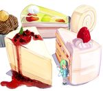  bad_id bad_pixiv_id cake copyright_request fairy food fruit harepore in_food minigirl mont_blanc_(food) multiple_girls pastry strawberry wings 