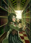  bad_id bad_pixiv_id book glasses harepore library read_or_die solo yomiko_readman 