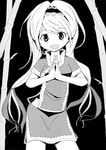 bad_id bad_pixiv_id chinese_clothes copyright_request greyscale monochrome shuzoku_fumei solo 