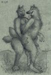  anthro bd canine dog duo gay male mammal penetration penis sex 