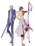  alternate_costume beard facial_hair highres image_sample katana male_focus md5_mismatch multiple_boys ootachi pixiv_sample ringo_no_hito rurouni_kenshin sagara_sanosuke saitou_hajime_(rurouni_kenshin) simple_background sword weapon 