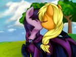  couple duo equine eyes_closed female feral friendship_is_magic horse kissing lesbian mammal melancholysanctuary my_little_pony pony shipping twilight_sparkle_(mlp) 