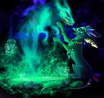  canine fire fox ghost mammal skeleton smoke spirit tribal undead vengefulspirits voodoo 