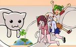  4chan animal koiwai longcat moot neko snacks t w yotsuba yotsubato! 