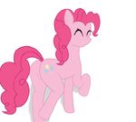  equine female feral friendship_is_magic gloryworm hair horse mammal my_little_pony pink_body pink_hair pinkie_pie_(mlp) plain_background pony smile solo 