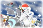  audino blush christmas cinccino decoration delibird electrode ferrothorn golem golem_(pok&#233;mon) holidays hug knight-wildfang legendary_pok&#233;mon nintendo outside pok&#233;mon pok&eacute;mon qwilfish reshiram sawsbuck skuntank snow video_games voltorb wreath xmas zekrom 