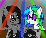  equine eyewear female feral friendship_is_magic glasses happy hasbro horn horse mammal music my_little_pony nachocheesedip ponification pony rave skrillex smile sonny_moore unicorn vinyl_scratch_(mlp) 