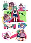  mystia_lorelei poko_(mammypoko) tagme touhou wriggle_nightbug 