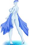  ass blue_skin breasts earrings fins fish_girl highres huge_ass huge_breasts jewelry legend_of_zelda monster_girl navel no_nipples nude ocarina_of_time pointy_ears princess_ruto red_eyes tatsu_(ashcleef) tatsu_(pixiv842876) the_legend_of_zelda webbed_feet zora 
