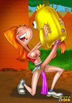  candace_flynn ducky_mo-mo futa-toon phineas_and_ferb tagme 