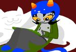  homestuck lusus ms_paint_adventures nepeta_leijon pounce_de_leon trio 