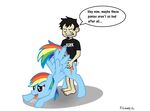  crossover dan dan_vs. friendship_is_magic my_little_pony rainbow_dash 
