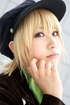  blonde_hair character_request cosplay highres man_hat photo short_hair source_request tagme_character tagme_model tagme_series 