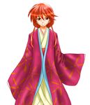  artist_request japanese_clothes kimono kotohime red_eyes red_hair solo touhou touhou_(pc-98) 