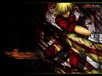  blonde_hair blood death hellsing red_eyes seras_victoria solo_focus wallpaper 