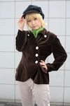  blonde_hair character_request cosplay highres man_hat photo short_hair source_request tagme_character tagme_model tagme_series 