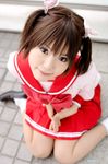  cosplay kipi-san photo school_uniform serafuku to_heart_2 twintails yuzuhara_konomi 