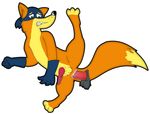  anal canine dora_the_explorer feral fox male mammal mask penis solo swiper 