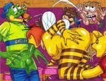  buzz cereal cheerios fafnir_the_dragon honey_nut_cheerios mascots tagme winnie_the_pooh 