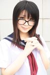  cosplay glasses highres momoneko_haru photo 