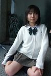  asian cardigan cosplay footwear mini photo school_uniform serafuku socks sweater 