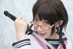 alternate_hairstyle bleach cosplay glasses kurosaki_shihomu photo yadoumaru_lisa yadoumaru_lisa_(cosplay) 
