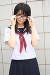  cosplay glasses highres momoneko_haru photo 