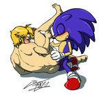  crossover legend_of_zelda link rockgaara sonic_team sonic_the_hedgehog 