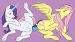  anatomically_correct anatomically_correct_pussy animal_genitalia anus blush butt cartoonlion cum cutie_mark dildo double_dildo equine equine_pussy eyes_closed eyeshadow female feral fluttershy fluttershy_(mlp) friendship_is_magic fur hair hooves horn lesbian long_hair magic makeup mammal my_little_pony open_mouth pegasus penetration pink_hair plain_background puffy_anus purple_hair pussy pussy_juice rarity rarity_(mlp) saliva sex sex_toy short_hair signature spread_legs spreading teats unicorn vaginal vaginal_penetration white_fur wings yellow_fur 