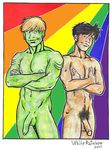  hulkling marvel wally_rainbow wiccan young_avengers 