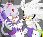  blaze_the_cat blush breasts chain chained erect_nipples female force forced grey_hair hair holicstar92 male nipples open_mouth penis purple_hair rape ripping sega silver_the_hedgehog sonic_(series) sonic_team tongue yellow_eyes 