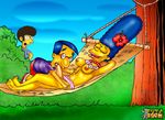  artie_ziff futa-toon marge_simpson milhouse_van_houten the_simpsons 