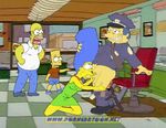  bart_simpson chief_wiggum homer_simpson marge_simpson porncartoon the_simpsons 