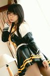  asian chocoball cosplay discipline glasses kaneda_maiko photo school_uniform serafuku thigh-highs thighhighs 