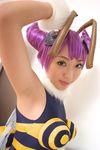  ai antenna antennae armpits arms_up bee_boobs bee_girl capcom cosplay insect_girl photo q-bee vampire_(game) 