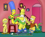  bart_simpson homer_simpson lisa_simpson marge_simpson porncartoon the_simpsons 