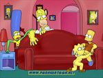  bart_simpson homer_simpson lisa_simpson marge_simpson porncartoon the_simpsons 