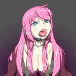  bent_over breasts jt_dong-agyoku large_breasts long_hair looking_at_viewer megurine_luka open_mouth pink_hair vocaloid 